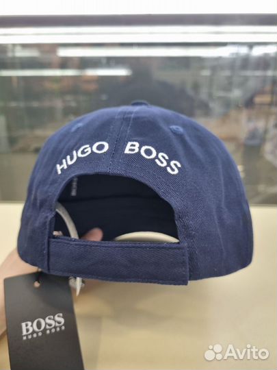 Бейсболка hugo boss темно-синяя