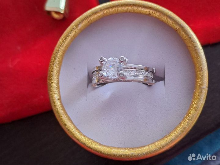 Кольцо серебро 925 женское