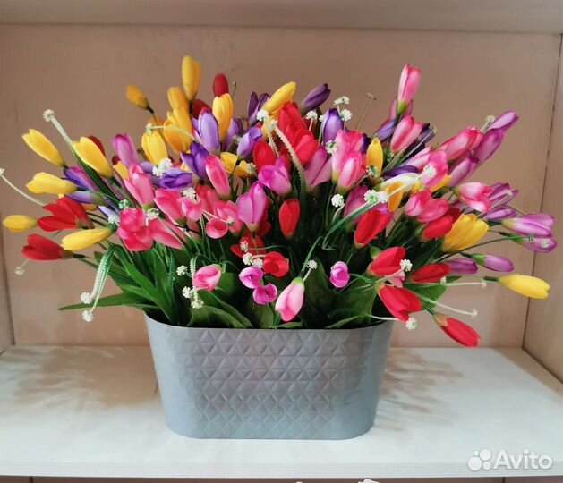 Композиции из искусственных цветов