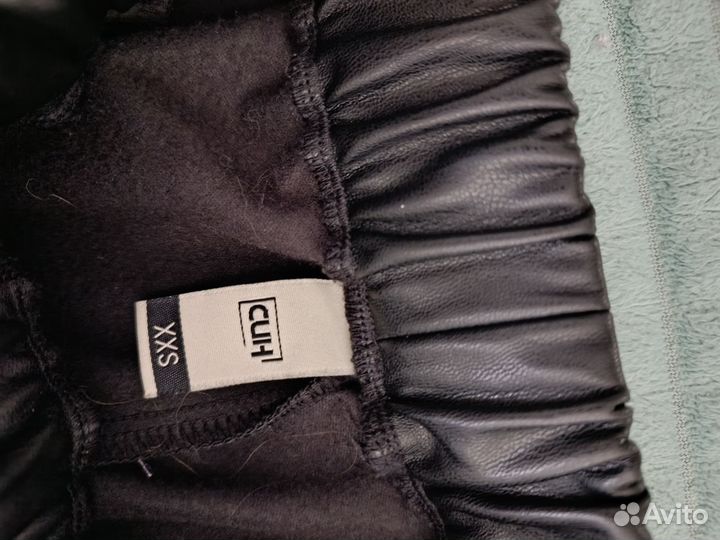 Брюки кожаные