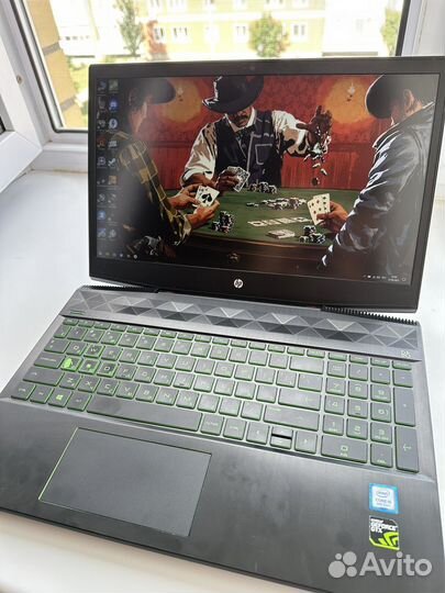 Игровой ноутбук 1050ti 4gb Hp gaming 15 full hd