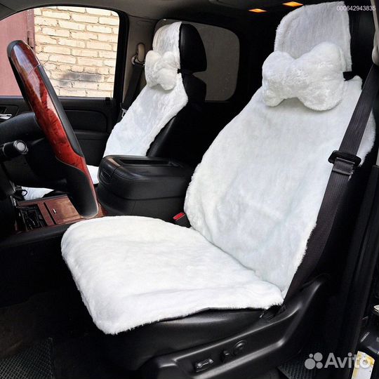 Меховые накидки на автомобиль мех шерсть
