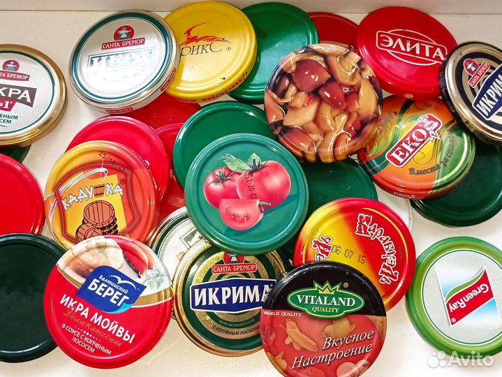 Крышки желез.и капроновые