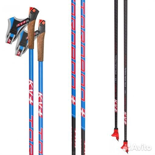 Лыжные палки KV+ tornado plus QCD, cross country p