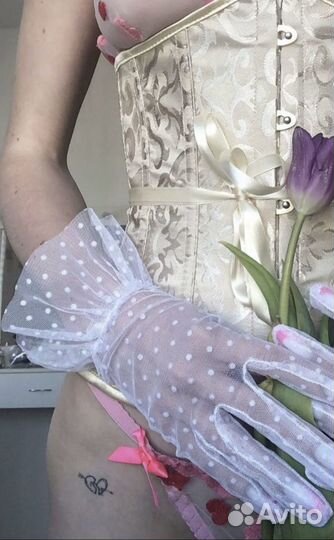 Перчатки кружевные