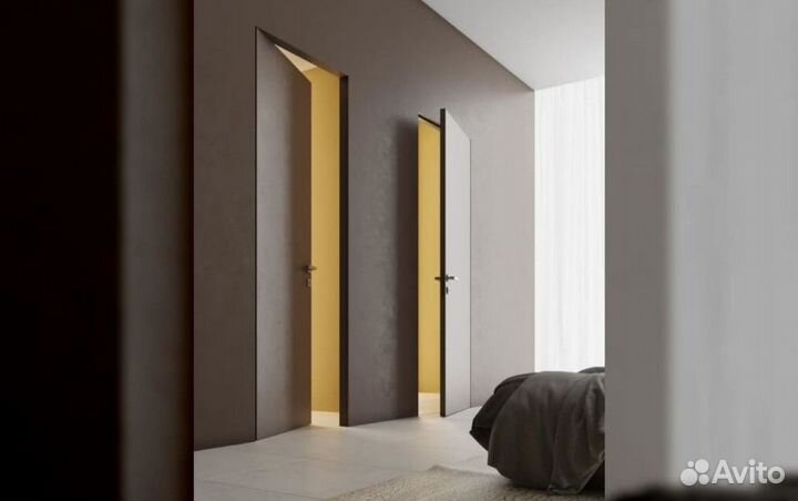 Двери межкомнатные скрытые под отделку