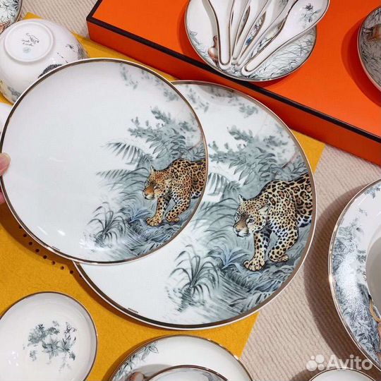 Столовый сервиз Hermes Carnets D'Equate 10 персон