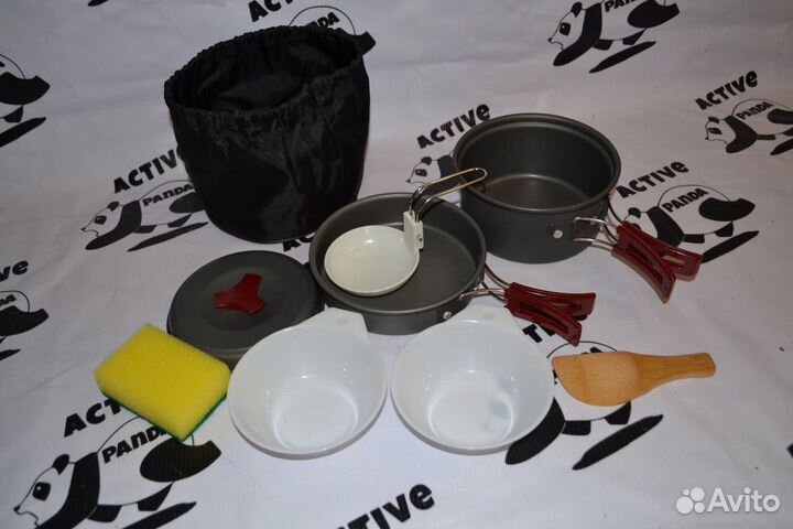 Походная посуда для двоих al-200