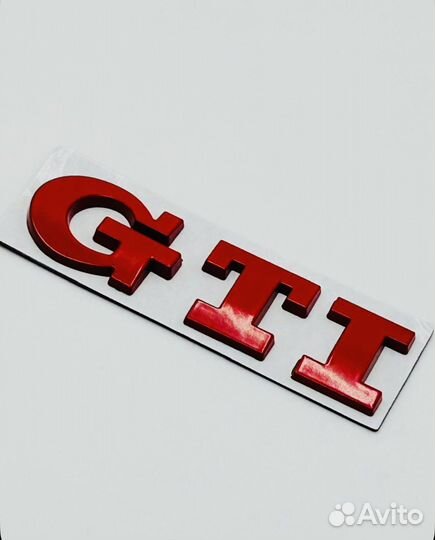 Шльдик наклейка GTI