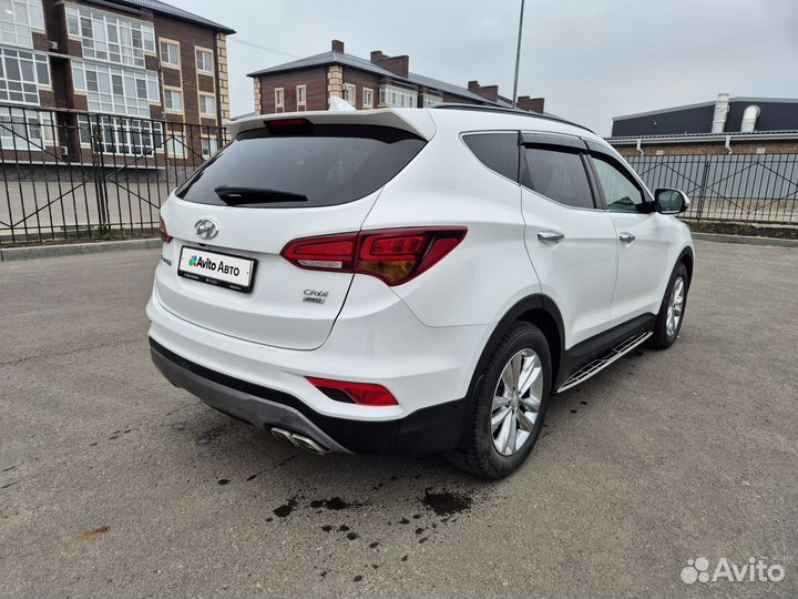 Hyundai Santa Fe 2.2 AT, 2017, 120 000 км