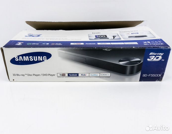 3D Blu-Ray-плеер Samsung BD-F5500K новый