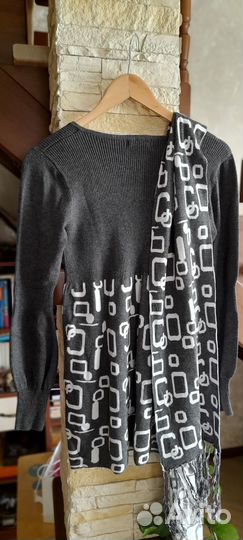 Туника и шарф Комплект для беременных