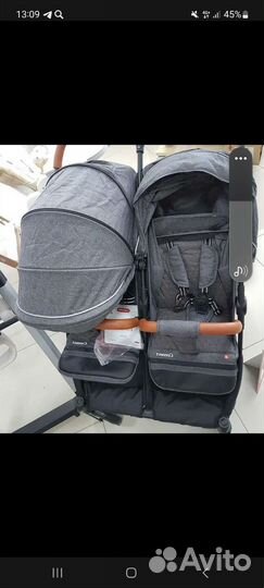 Прогулочная коляска для двойни или погодок