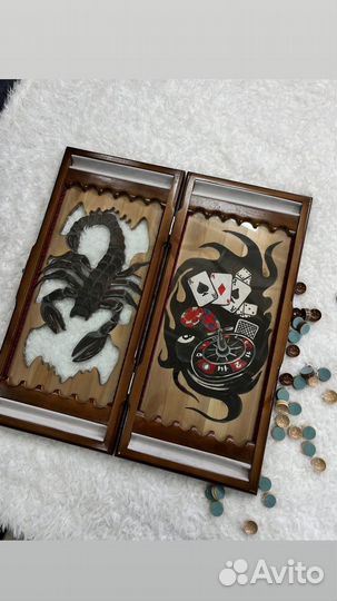 Нарды резные ручной работы