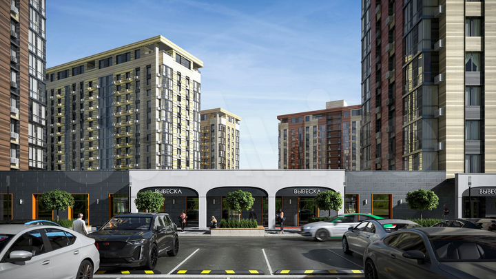 1-к. квартира, 40,1 м², 8/14 эт.