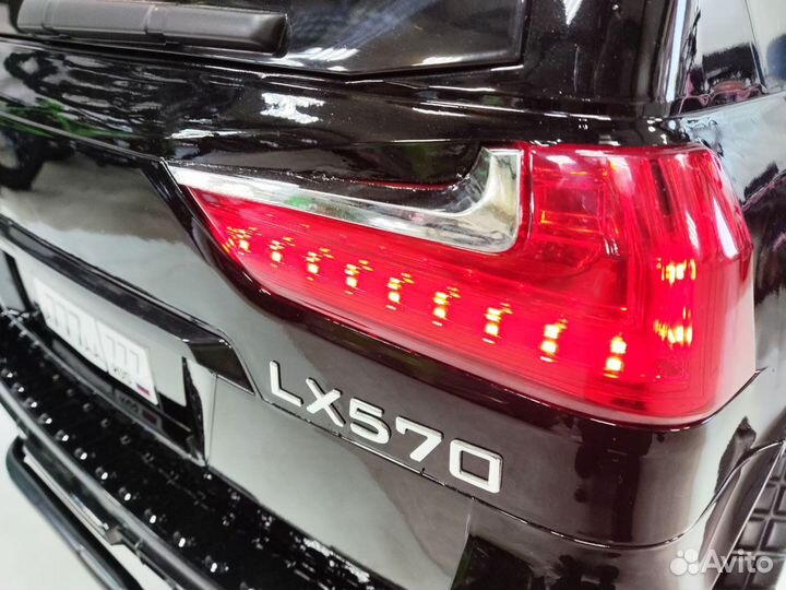 Детский электромобиль lexus LX-570, чёрный