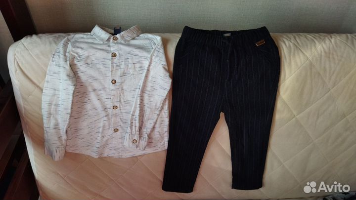 Костюм, рубашка, брюки для мальчика 92-98