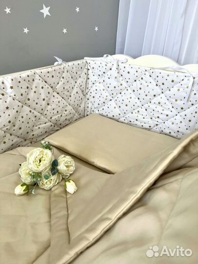 Бортики в детскую кроватку