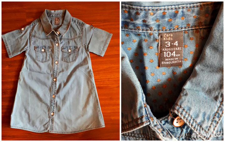 Пакет фирменных вещей на девочку 3-4 года