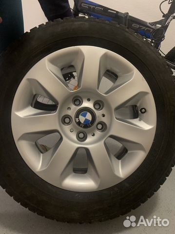 Литые диски с резиной 225/55 R16 BMW