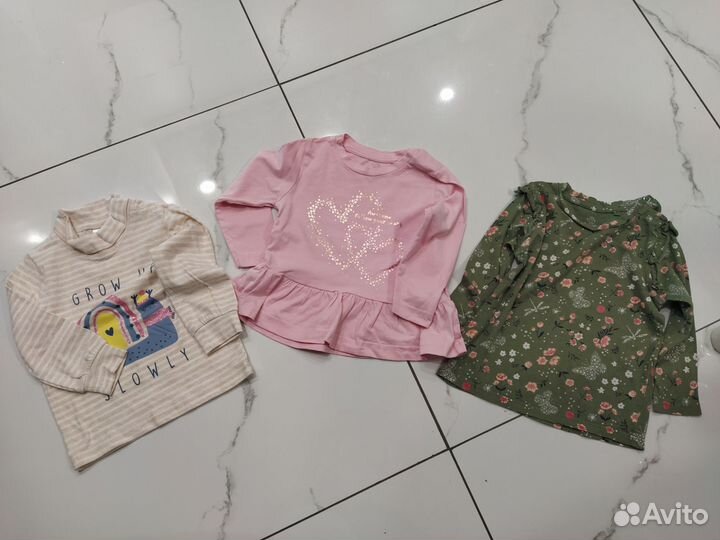 Пакет вещей для девочки 80р