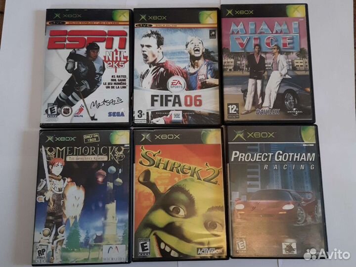 Игры xbox miami vice fifa 06 nhl shrek 2 project G