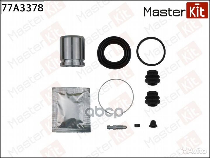 Ремкомплект тормозного суппорта + поршень зад
