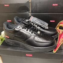 Nike air Force 1 x Supreme черные оригинал