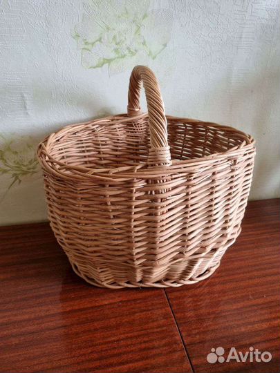 Корзина плетёная ручной работы