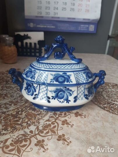 Шкатулки/ конфетницы Гжель