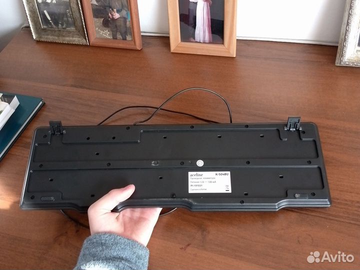 Клавиатура проводная Aceline K-504BU