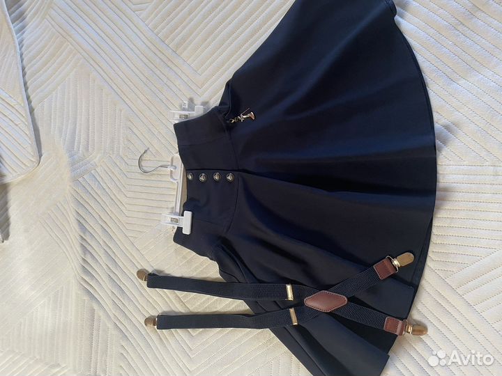 Форма школьная синяя 8-9 лет