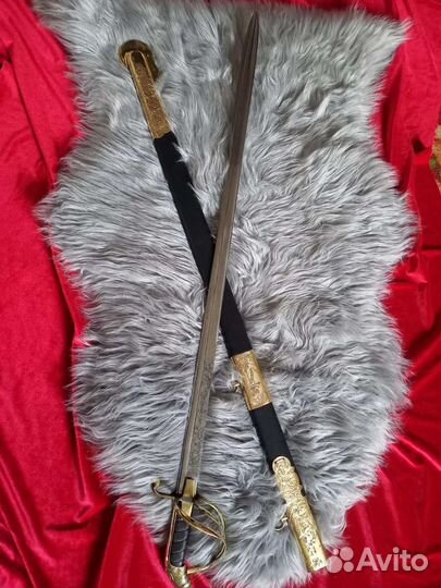 Морской палаш резной