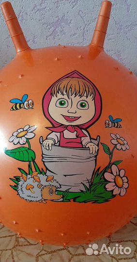 Мяч - прыгун с шипами и рожками