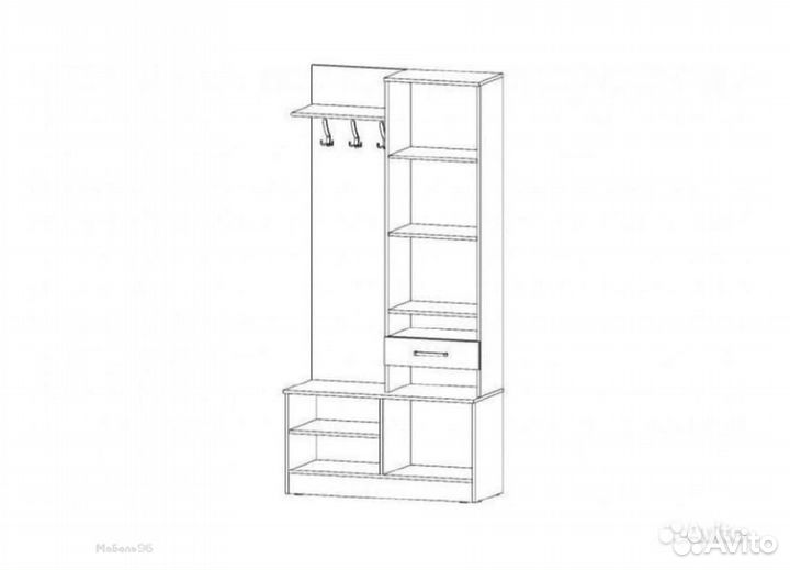 Прихожая Ривьера анкор светлый