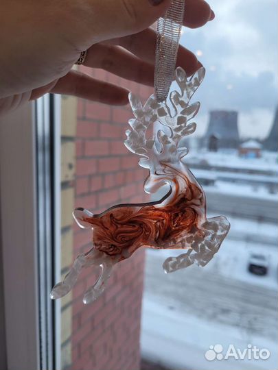 Елочные игрушки ручной работы из эпоксидной смолы