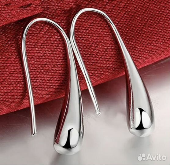 Серебряные серьги покрытие серебро 925