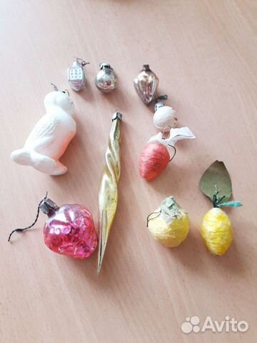 Елочные игрушки СССР