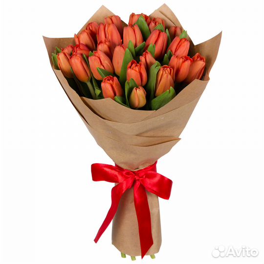 Цветы букет тюльпанов