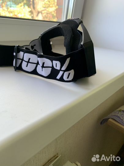 Очки 100 черные для мотокросса,эндуро,квадроцикла