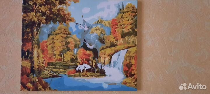 Картина акрилом на холсте