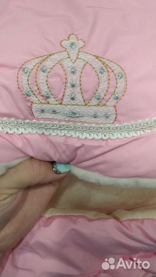 Одеяло- конверт на выписку зимний