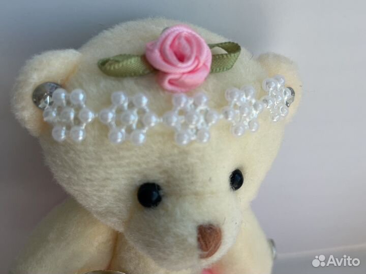 Мягкие игрушки влюбленные мишки жених и невеста