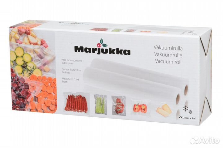 Плёнка для вакууматора 5м. х 28 см(2 рул) FIN