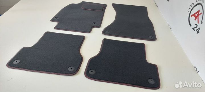 Коврики Audi A6 C8 C7 C6 C5 ворсовые велюровые