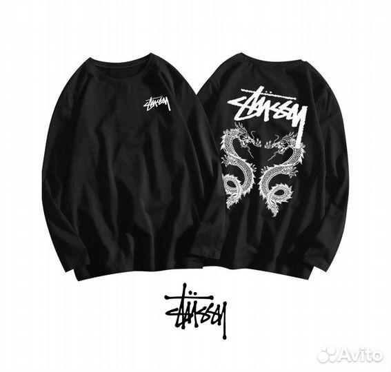 Лонгсливы Stussy