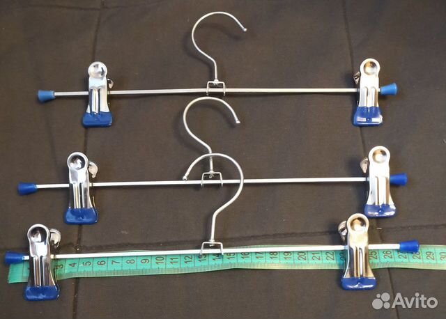 Вешалки для юбок и брюк (10 штук комплект)