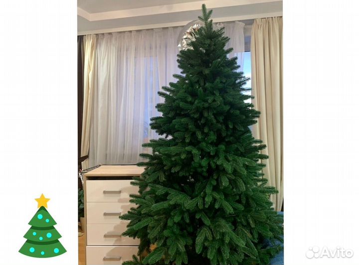 Искусственная ель литая 2,1 м (латекс)