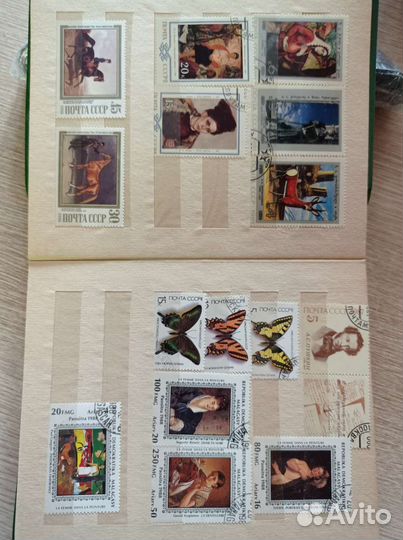 Альбом с почтовыми марками СССР