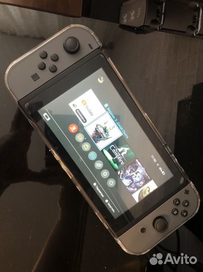 Nintendo switch полный комплект + чехол